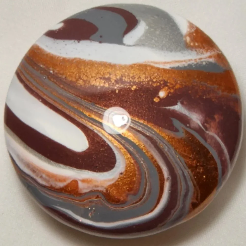 Hand Crafted Wood Resin Knobs Decorative Cabinet Door Kitchen Dresser Antique